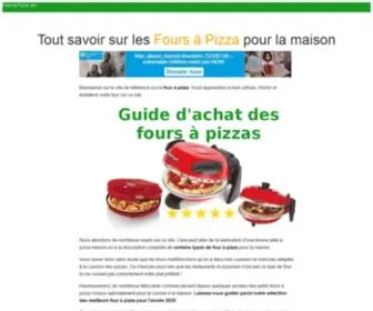 Four-A-Pizza.eu(Le site de référence sur les fours à pizza (pour les particuliers et les professionnels)) Screenshot