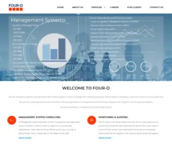 Four-D-Consulting.com(Home Four D Management Consulting) Screenshot