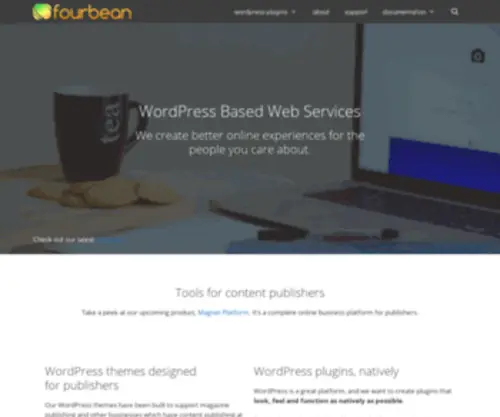 Fourbean.com(Building tomorrow's Web) Screenshot