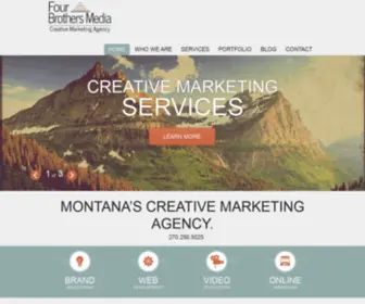 Fourbrothersmedia.com(Montana’s Creative Marketing Agency) Screenshot