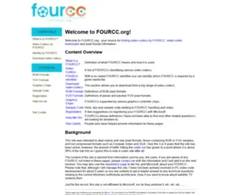 Fourcc.org(Video Codecs and Pixel Formats) Screenshot