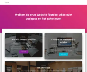 Fourcee.nl(Fourcee) Screenshot