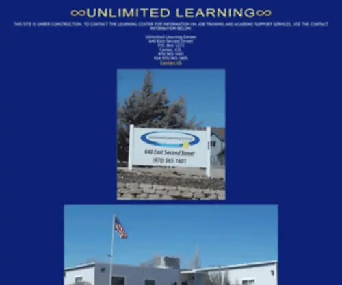 Fourcornerslearning.org(Unlimited Learning Home) Screenshot