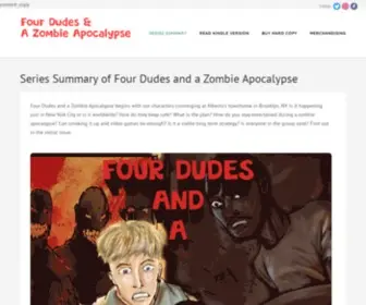 Fourdudezombies.com(Four Dudes and a Zombie Apocalypse) Screenshot