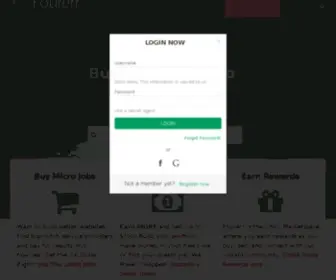 Fourerr.com(The $4 freelance marketplace) Screenshot