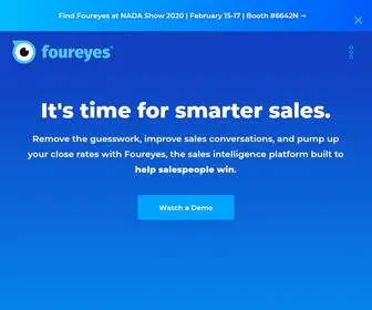 Foureyes.io(The Sales Intelligence Platform) Screenshot