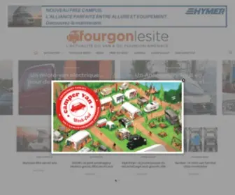Fourgonlesite.com(Tout savoir sur le van et le fourgon aménagé) Screenshot