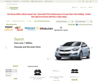 Fourgreen.com(Buy Affordable Quality Auto Parts for Hyundai) Screenshot