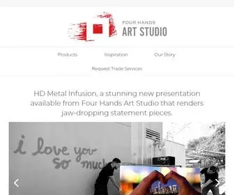 Fourhandsartstudio.com(Four Hands Art Studio) Screenshot