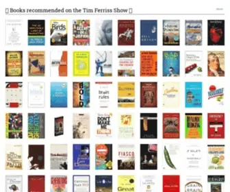 Fourhourbook.club(Books Recommended on the Tim Ferriss Show) Screenshot