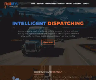 Fourkeyslogistics.com(Logistics) Screenshot