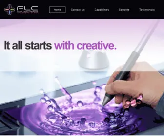 Fourleafcreative.com(Graphic Design) Screenshot