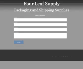 Fourleafsupply.com(Any business) Screenshot