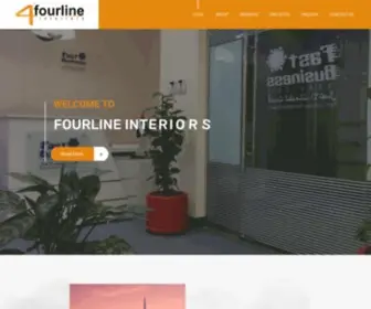 Fourlineinteriors.com(Interior design) Screenshot