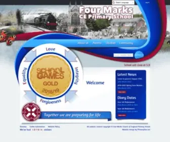 Fourmarksprimary.co.uk(Four Marks Church of England Primary School) Screenshot