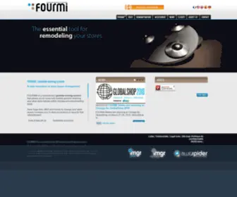 Fourmi.com(FOURMI Moving gondola shelving and store fixtures within minutes) Screenshot