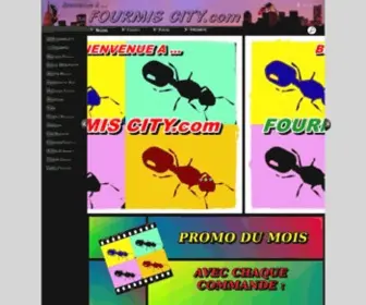 Fourmis-City.com(élevage fourmis) Screenshot