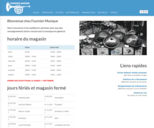 Fournier-Musique.com(Fournier Musique) Screenshot