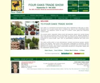 Fouroaks-Tradeshow.com(Four Oaks Trade Show) Screenshot