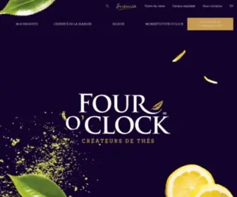 Fouroclock.ca(Four O'Clock) Screenshot