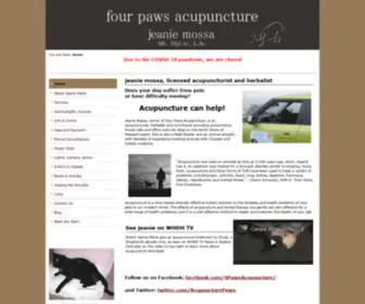 Fourpawsacupuncture.com(Four Paws Acupuncture) Screenshot