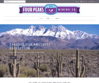 Fourpeaksmining.com(The Four Peaks Mining Co) Screenshot