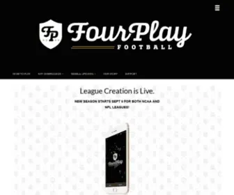 Fourplayfootball.com(FourPlay Football) Screenshot