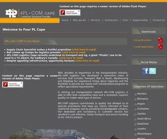 Fourplcape.com(4PL Group) Screenshot