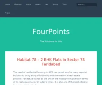 Fourpointscg.com(The Solutions for Life) Screenshot