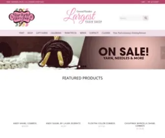 Fourpurls.com(Four Purls Yarn Shop) Screenshot