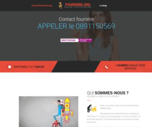 Fourriere.org(Fourrière) Screenshot