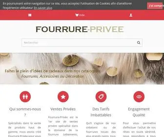 Fourrure-Privee.com(Fourrure Privée) Screenshot