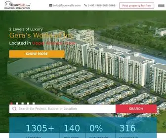 Fourrwalls.com(India Real Estate) Screenshot