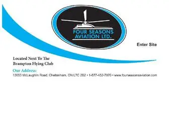 Fourseasonsaviation.com(Four Seasons Aviation) Screenshot