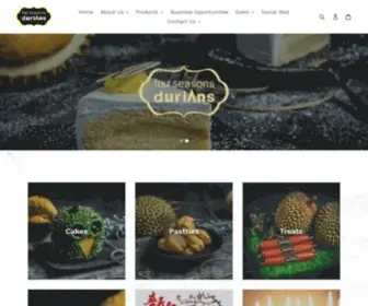 Fourseasonsdurians.com(Four Seasons Durians) Screenshot