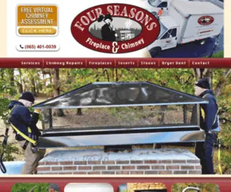 Fourseasonsfireplace.com(Knoxville TN Chimney Sweeps) Screenshot