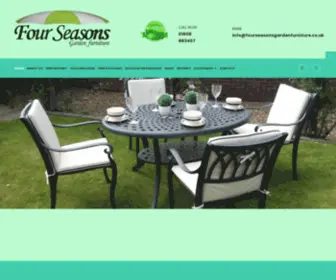 Fourseasonsgardenfurniture.co.uk(Cast Aluminium Garden Furniture) Screenshot