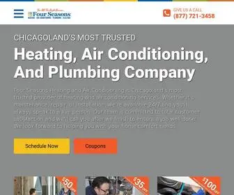 Fourseasonsheatingcooling.com(Four Seasons Heating and Air Conditioning) Screenshot