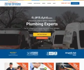 Fourseasonsplumbingsewer.com(Chicago Plumber) Screenshot