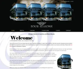 Fourseasonstravel.co.uk(Sleeper Buses & Sleeper Coaches) Screenshot