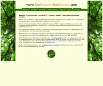 Fourseasonstreeservices.com(Four Seasons Tree Services) Screenshot