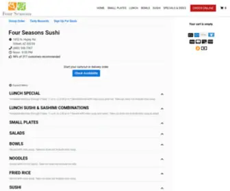 Fourseasonsushi.com(Gilbert, AZMenu & Order Online)) Screenshot