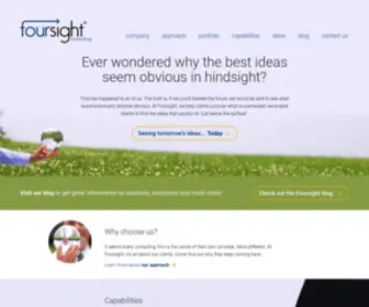 Foursightconsulting.com(An experienced and certified management consulting firm) Screenshot