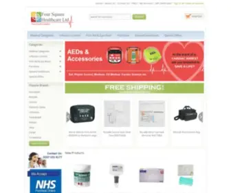 Foursquare-Healthcare.co.uk(Four Square Healthcare Ltd) Screenshot