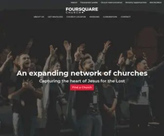 Foursquare.ca(An expanding network of churches) Screenshot