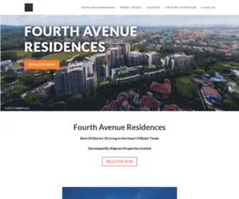 Fourthavenueresidencesg.com(Fourth Avenue Residences) Screenshot