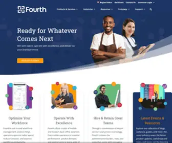 Fourth.com(Workforce Management) Screenshot