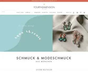 Fourthdimension.de(Besuchen Sie uns in unserer Schmuck Boutique im Herzen von München) Screenshot