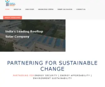 Fourthpartner.co(India's Leading Distributed Solar Company) Screenshot
