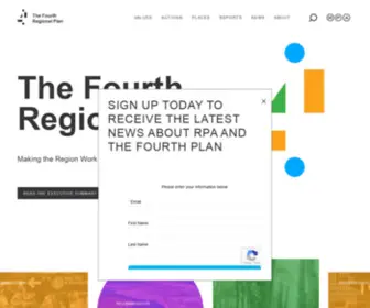 Fourthplan.org(The Fourth Regional Plan) Screenshot